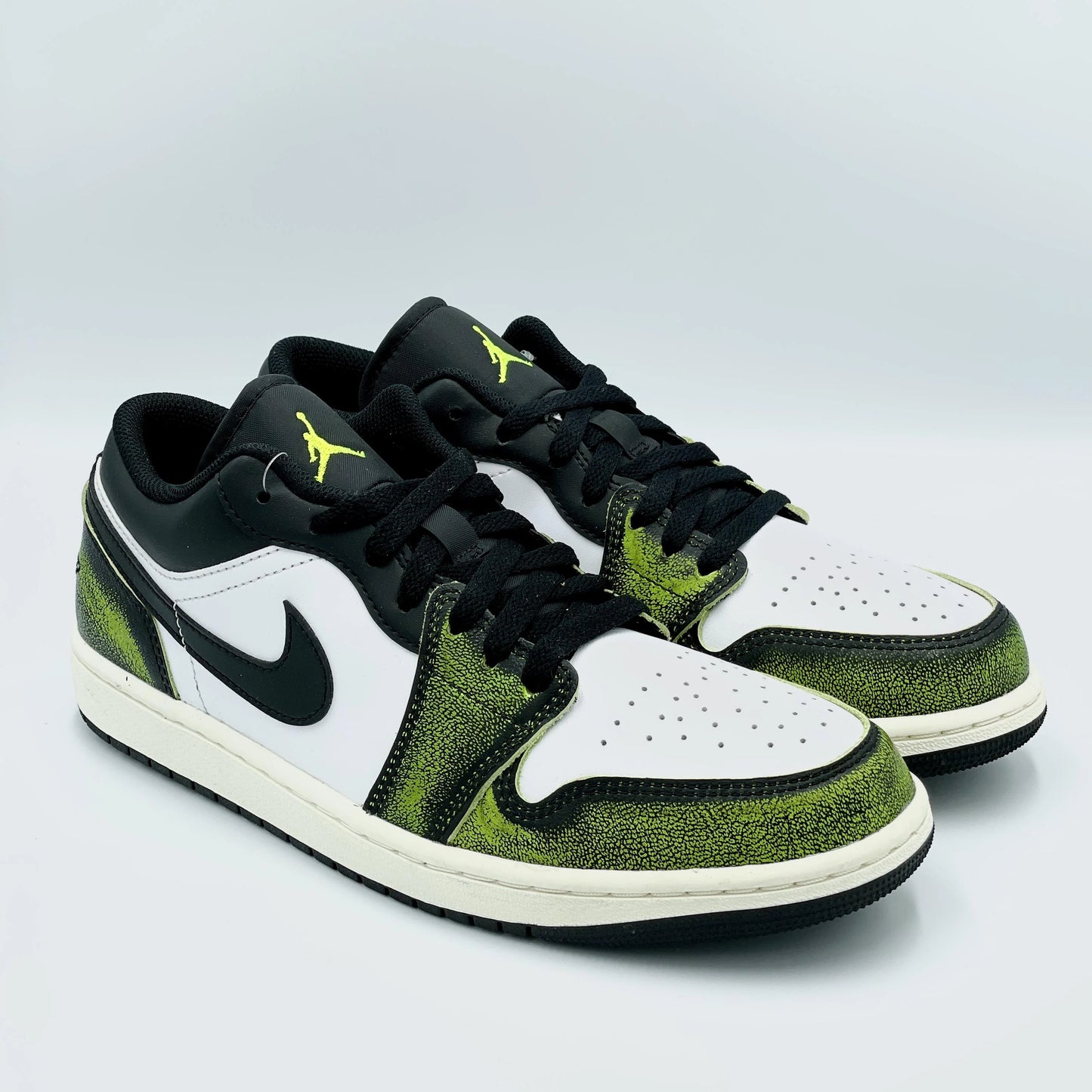 Air jordan 1 low se black electric green