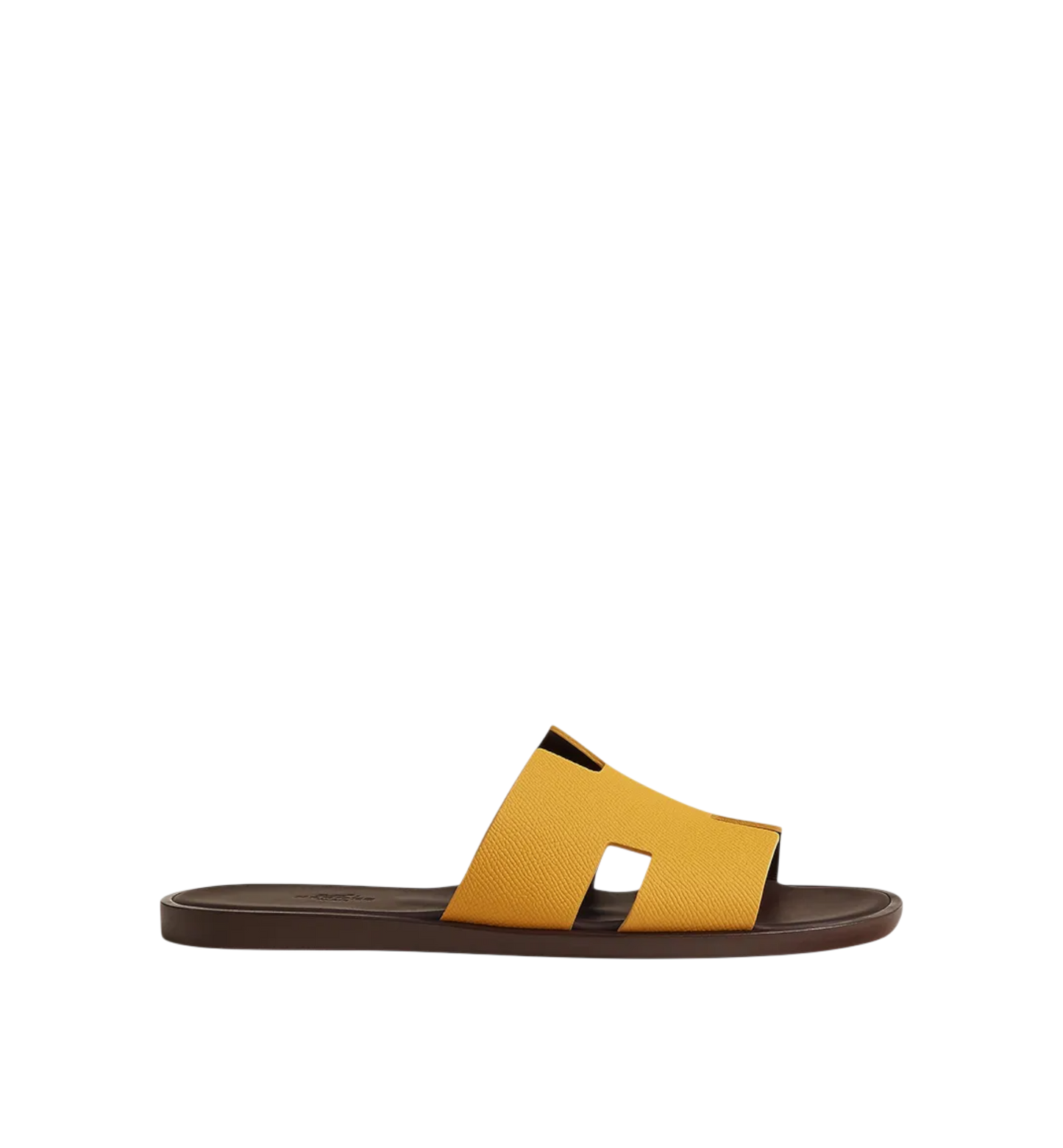Hermès Izmir Sandals – Jaune Ambre Epsom Leather