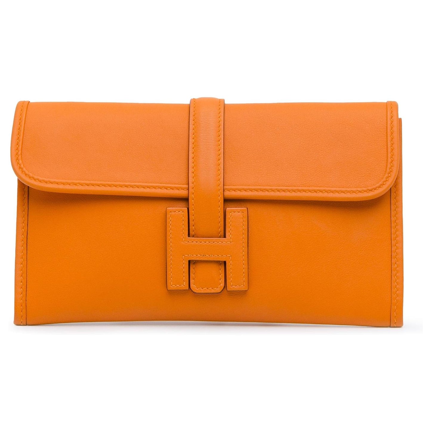 Hermès Jige Elan 29 Clutch – Orange Swift Leather - Zeuskicks