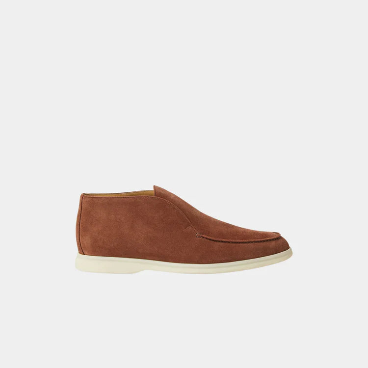 Loro Piana Open Walk Ankle Boots — Suede