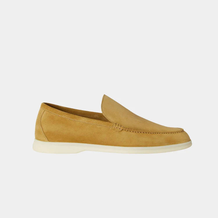 Loro Piana Summer Walk Mocassins — Suede