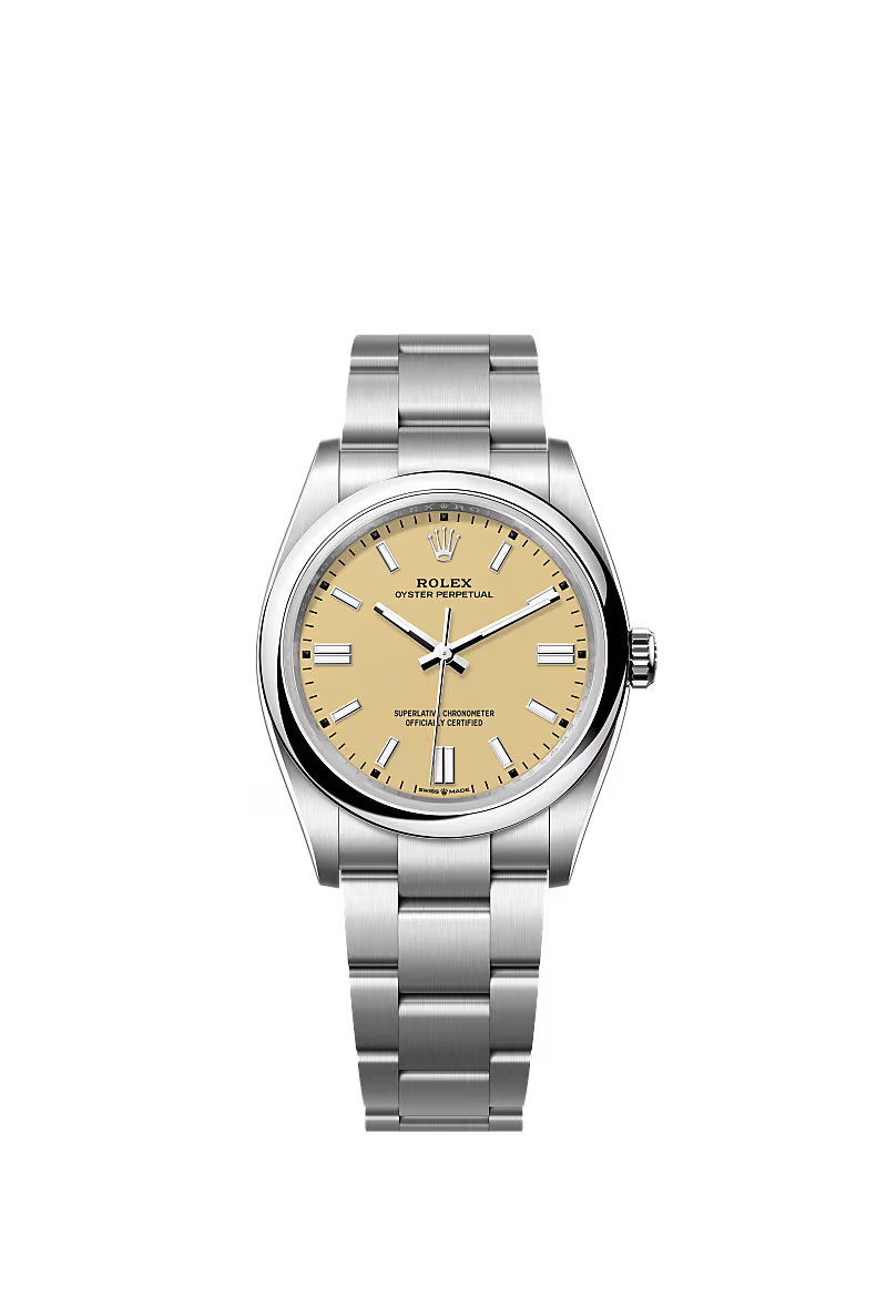 Unisex Rolex Oyster Perpetual 36 126000 – Beige Dial, Oystersteel