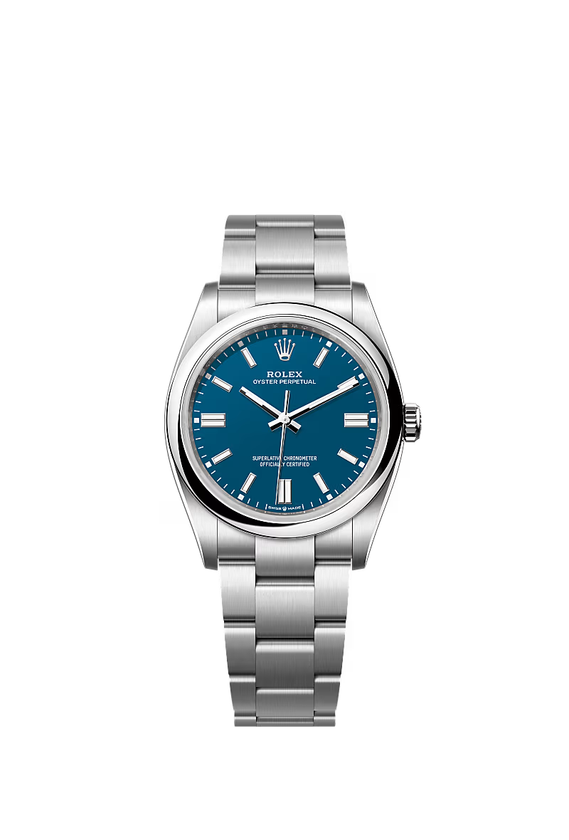 Unisex Rolex Oyster Perpetual 36 126000 – Med Blue Dial, Oystersteel