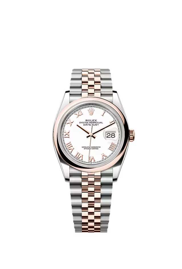Men’s Rolex Datejust 36 126201 Automatic Watch – White Dial with Jubilee Bracelet
