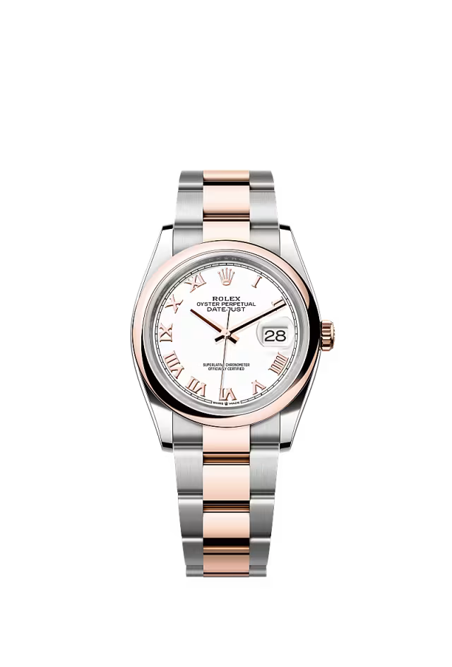 Men’s Rolex Datejust 36 126201 Automatic Watch – White Dial