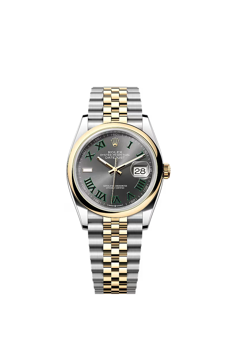 Men’s Rolex Datejust 36 Ref. 126203 – Yellow Rolesor, Slate Dial, Jubilee Bracelet