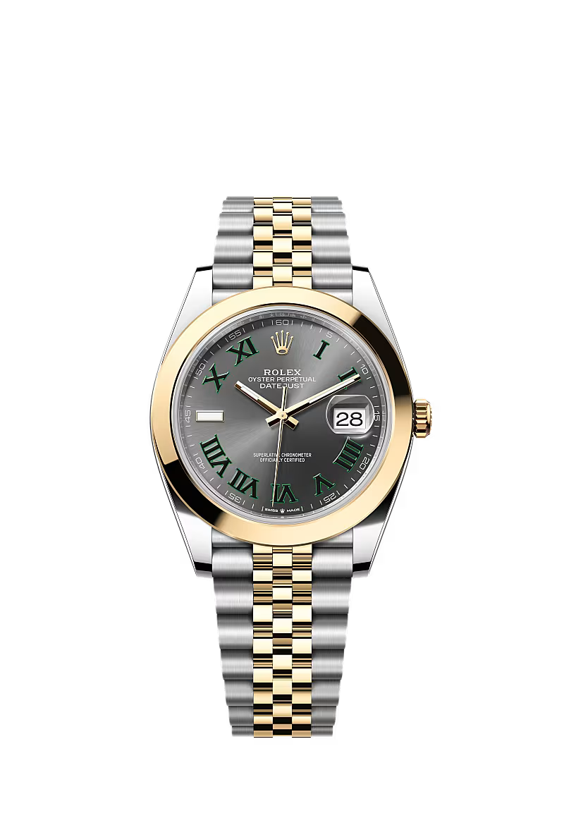 Men’s Datejust 41 Ref. 126303 – Yellow Rolesor, Slate Dial, Jubilee Bracelet