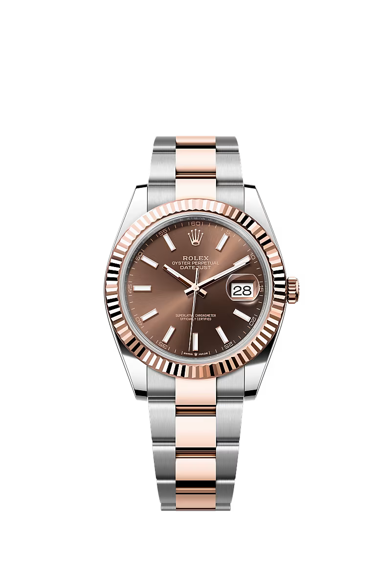 Men’s Rolex Datejust 41 126331 Automatic Watch with Chocolate Dial