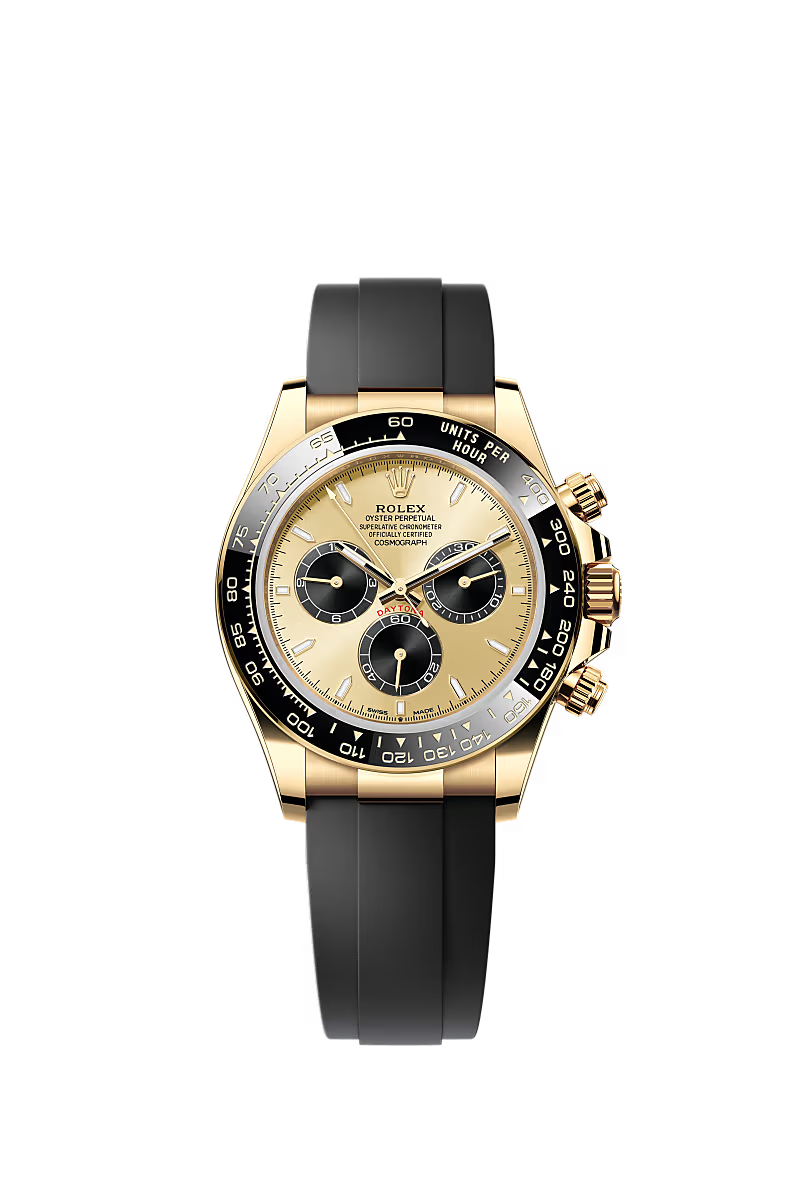 Men’s Rolex Cosmograph Daytona 126518LN – Golden Dial with Bright Black Counters, Yellow Gold