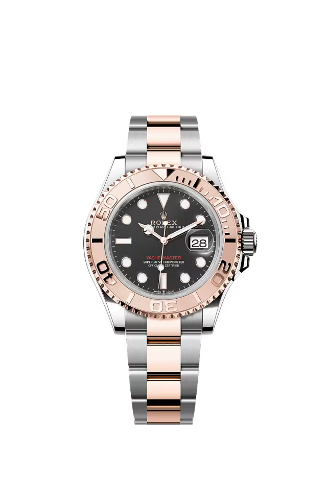 Men’s Rolex Yacht-Master 40 126621 Intense Black Dial Everose Rolesor Automatic Watch