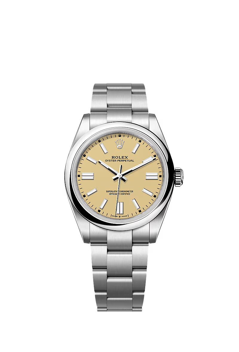 Men’s Rolex Oyster Perpetual 41 134300 – Beige Dial, Oystersteel