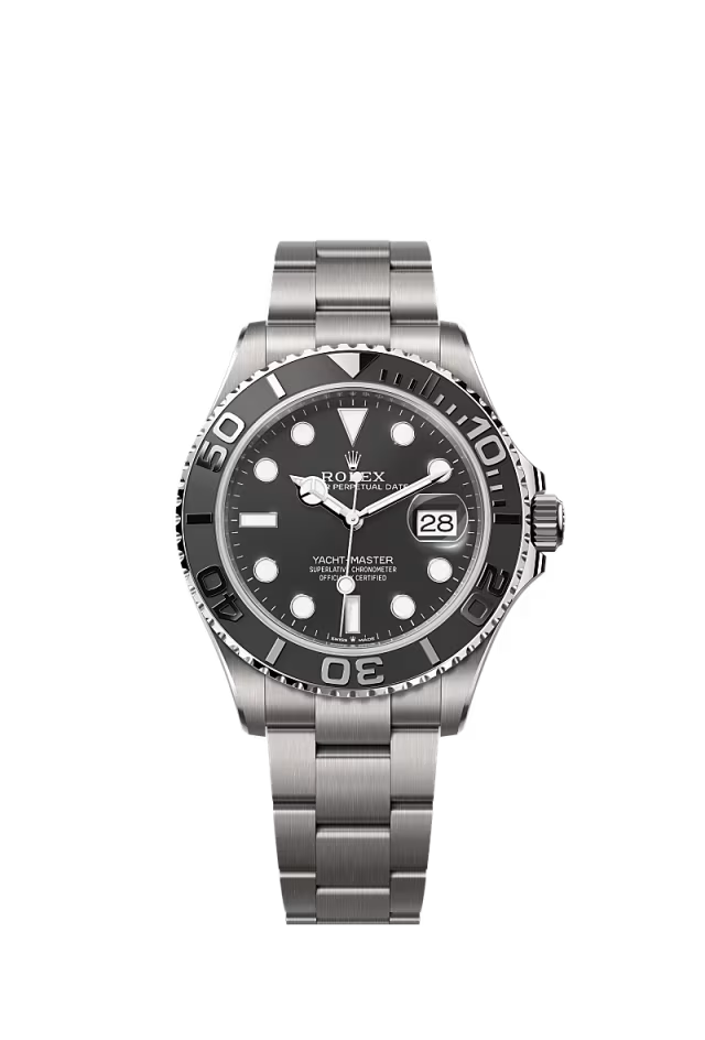 Men’s Rolex Yacht-Master 42 226627 Intense Black Dial RLX Titanium Oyster Automatic Watch