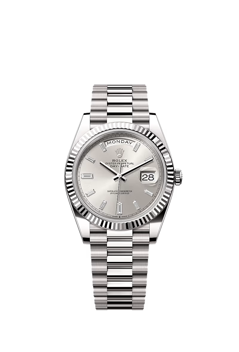 Men’s Rolex Day-Date 40 228239 Automatic White Gold Watch - Zeuskicks