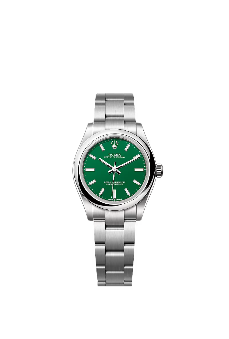 Women’s Rolex Oyster Perpetual 31 277200 – Green Dial, Oystersteel