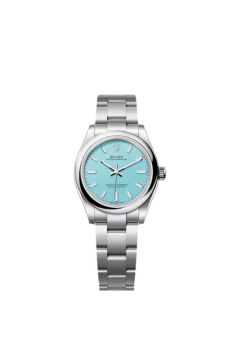 Women’s Rolex Oyster Perpetual 31 277200 – Turquoise Blue Dial, Oystersteel