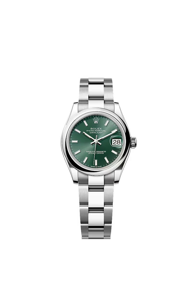 Women’s Rolex Datejust 31 Oystersteel Automatic Watch – Mint Green Dial - Zeuskicks