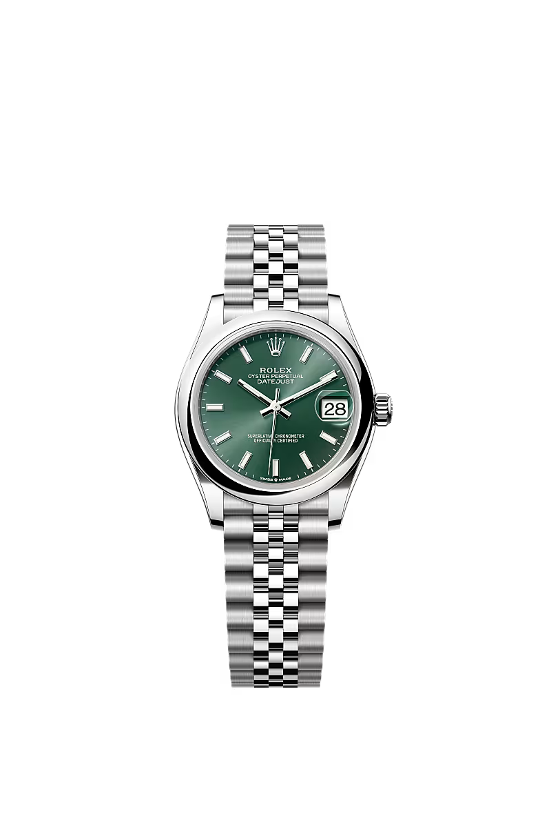 Women’s Rolex Datejust 31 Oystersteel Automatic Watch – Mint Green Dial with Jubilee Bracelet - Zeuskicks