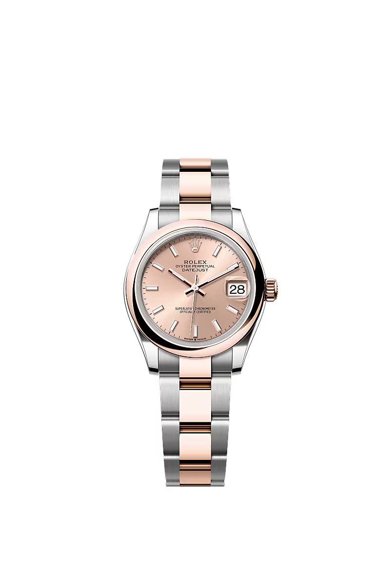 Women’s Datejust 31 Ref. 278241 – Everose Rolesor, Rosé Dial, Oyster Bracelet