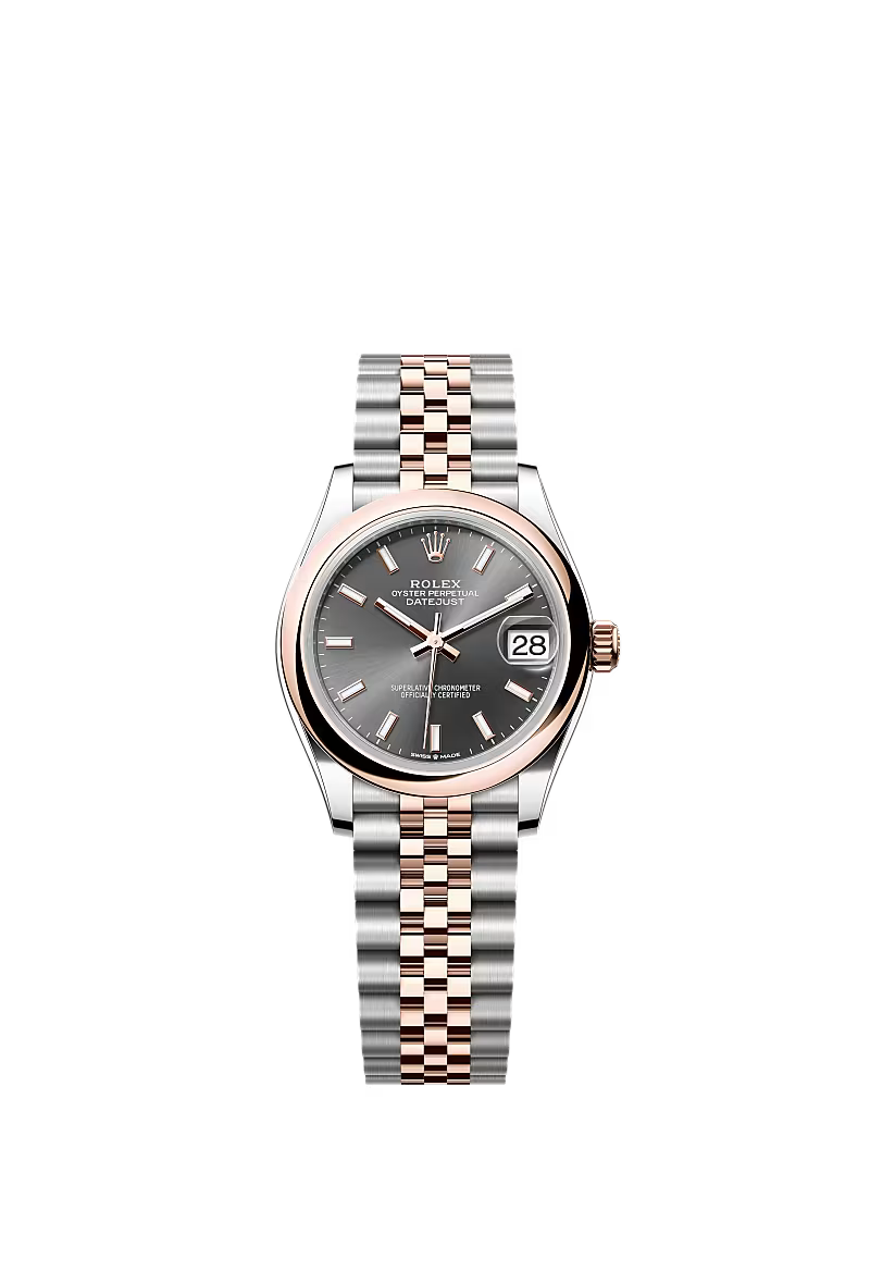 Women’s Datejust 31 Ref. 278241 – Everose Rolesor, Slate Dial, Jubilee Bracelet
