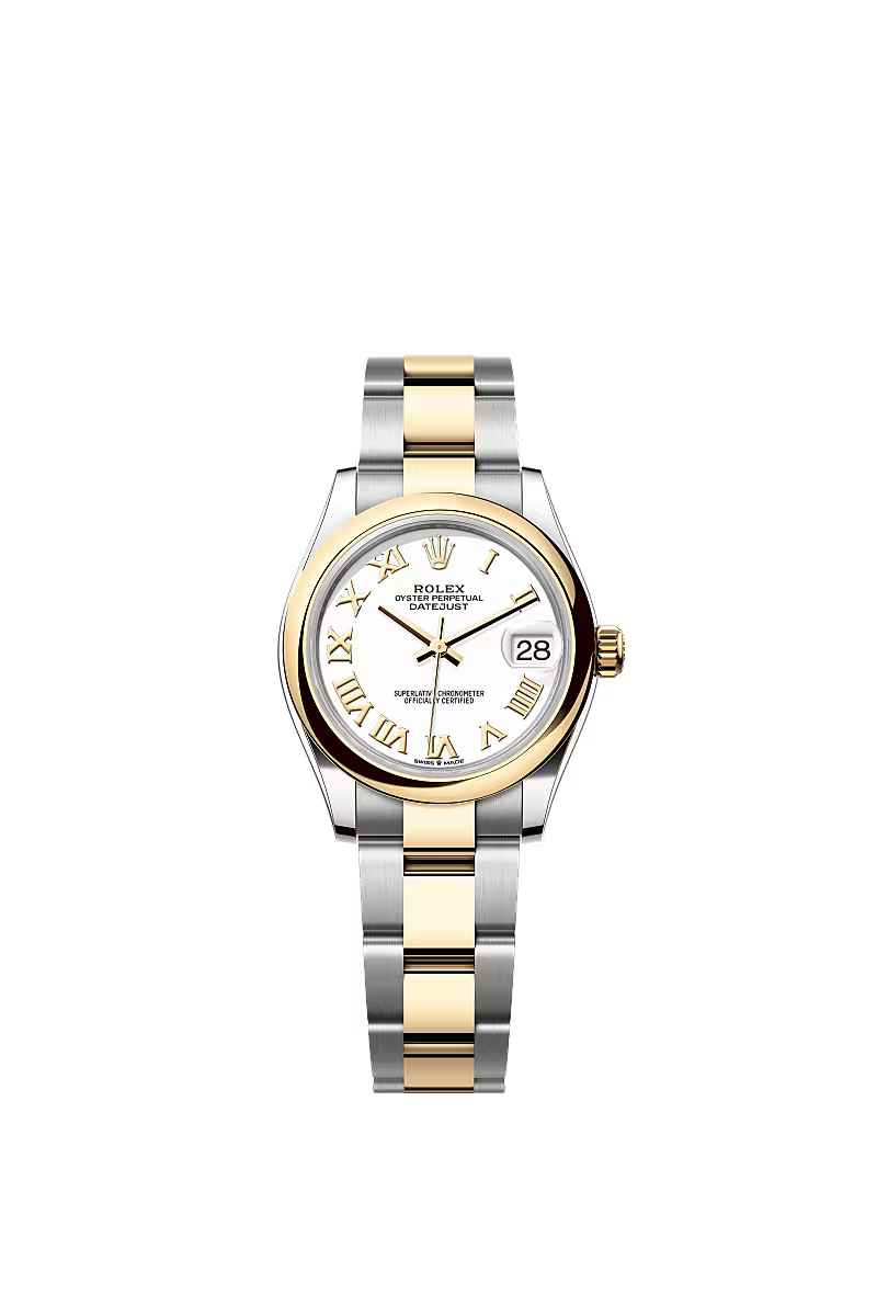 Women’s Rolex Datejust 31 Ref. 278243 – Yellow Rolesor, White Dial, Oyster Bracelet