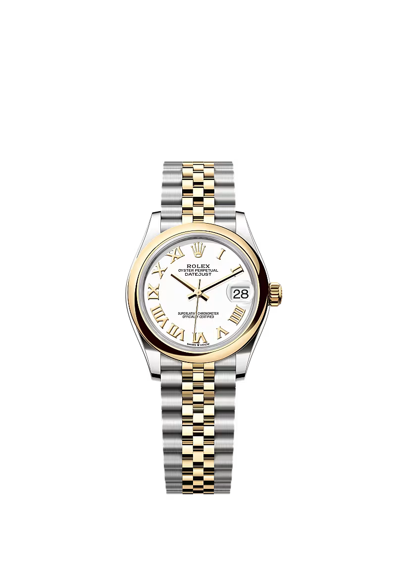 Women’s Rolex Datejust 31 Ref. 278243 – Yellow Rolesor, White Dial, Jubilee Bracelet