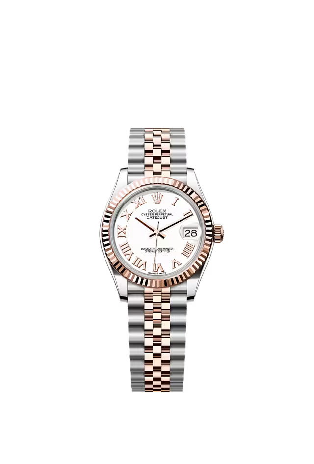 Women’s Rolex Datejust 31 278271 Oystersteel & Everose Gold Automatic Watch – White Dial