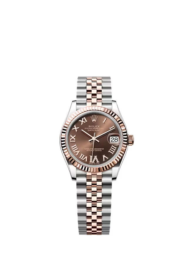 Women’s Rolex Datejust 31 278271 Chocolate Diamond Dial Oystersteel & Everose Gold Watch