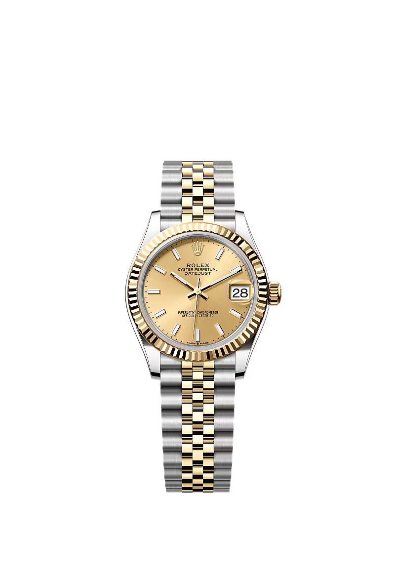 Women’s Rolex Datejust 31 Ref. 278273 – Yellow Rolesor, Champagne Dial, Jubilee Bracelet