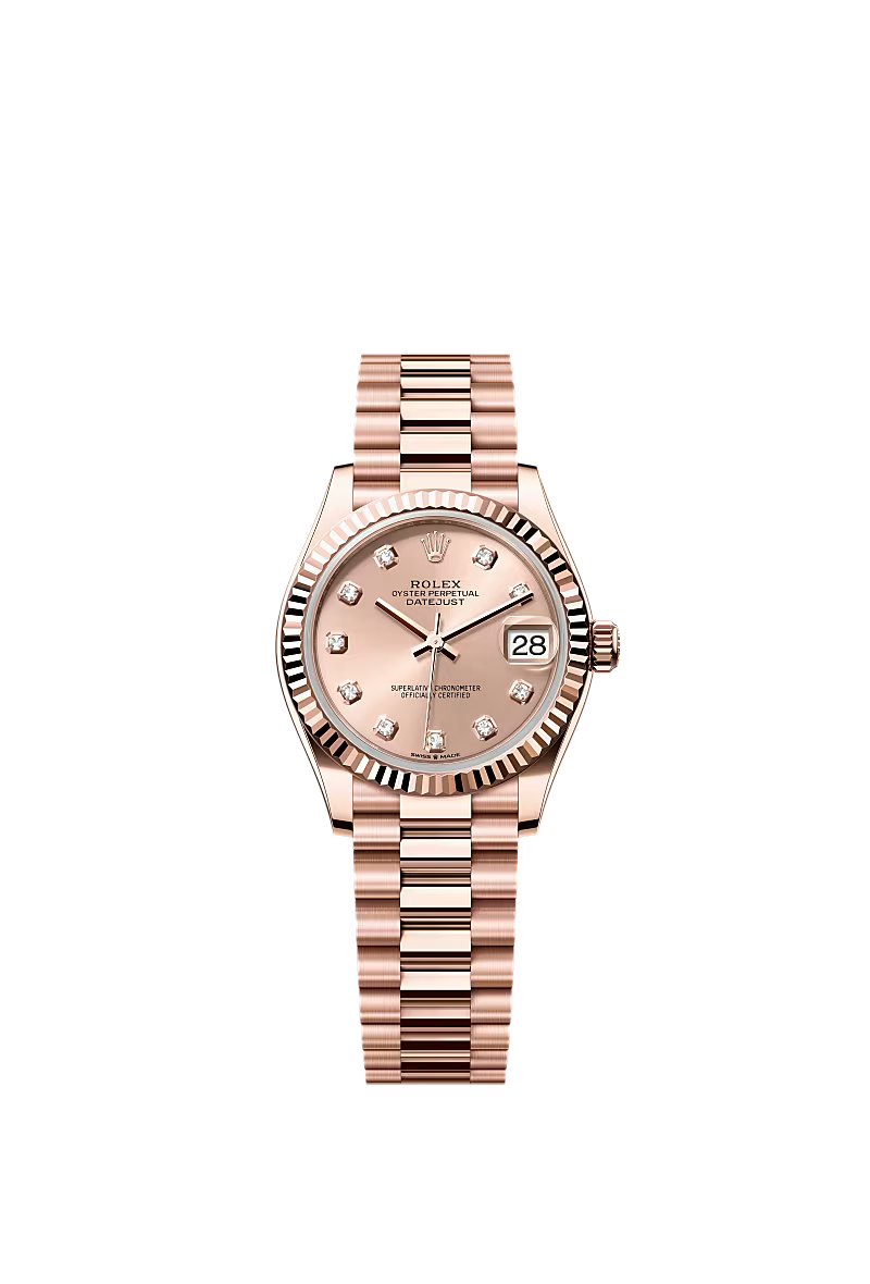 Women’s Rolex Datejust 31 278275 – Rosé Diamond Dial, Everose Gold