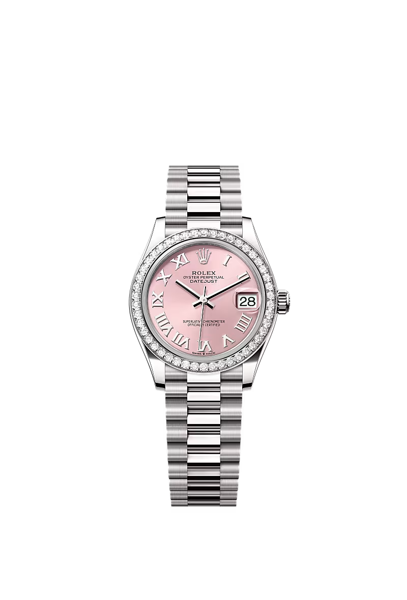 Women’s Rolex Datejust 31 278289RBR White Gold & Diamond Automatic Watch – Pink Dial