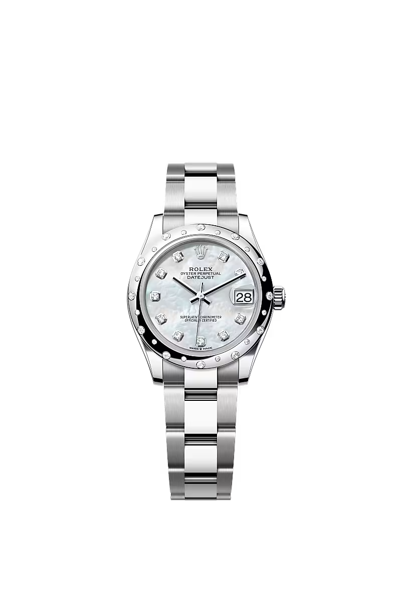 Women’s Rolex Datejust 31 278344RBR Oystersteel & White Gold Diamond Watch - Zeuskicks