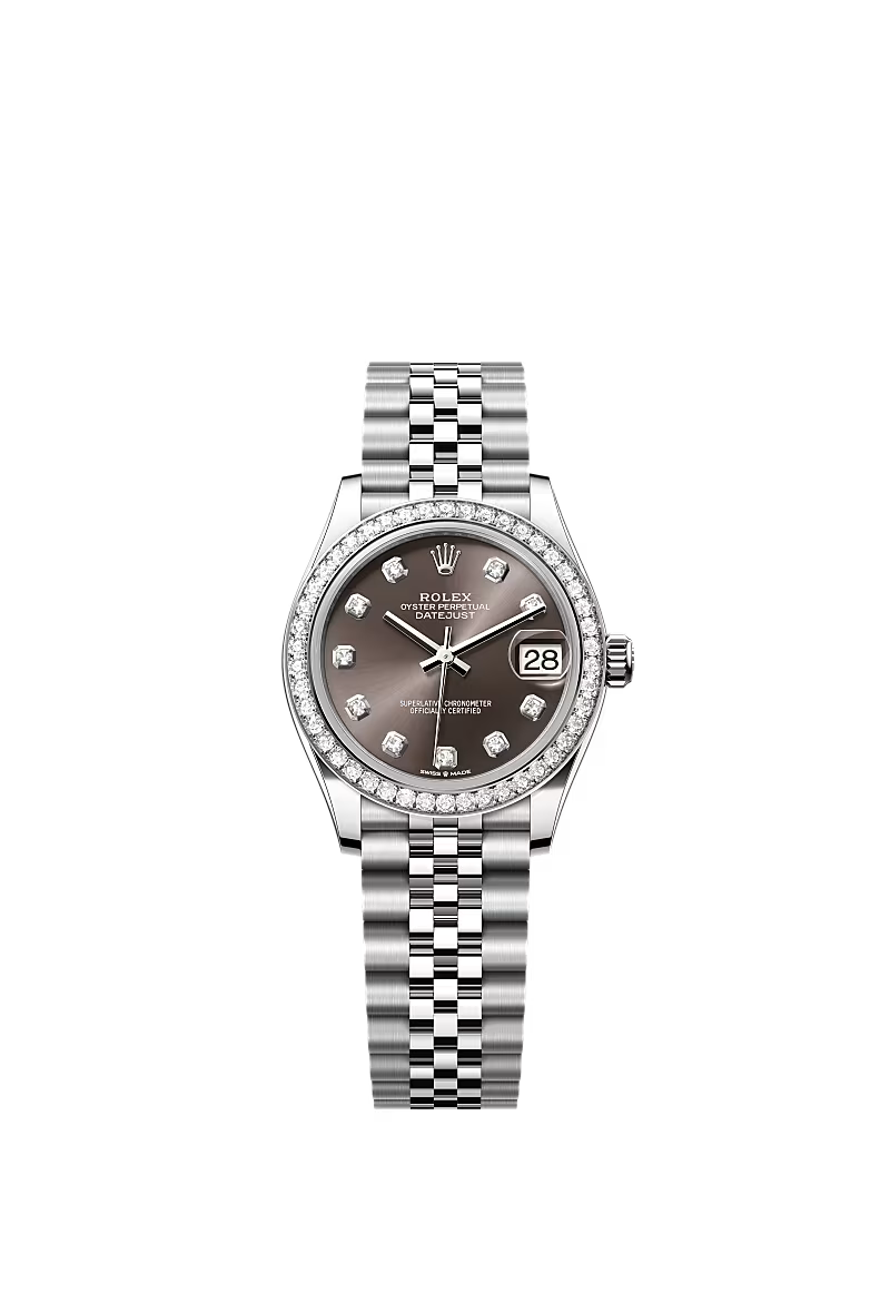 Women’s Rolex Datejust 31 White Rolesor Diamond Watch – 278384RBR - Zeuskicks