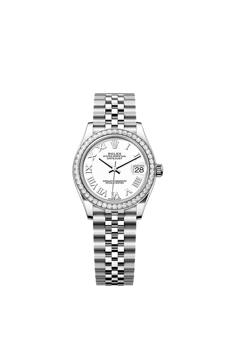 Women’s Rolex Datejust 31 White Rolesor Diamond Watch – 278384RBR - Zeuskicks