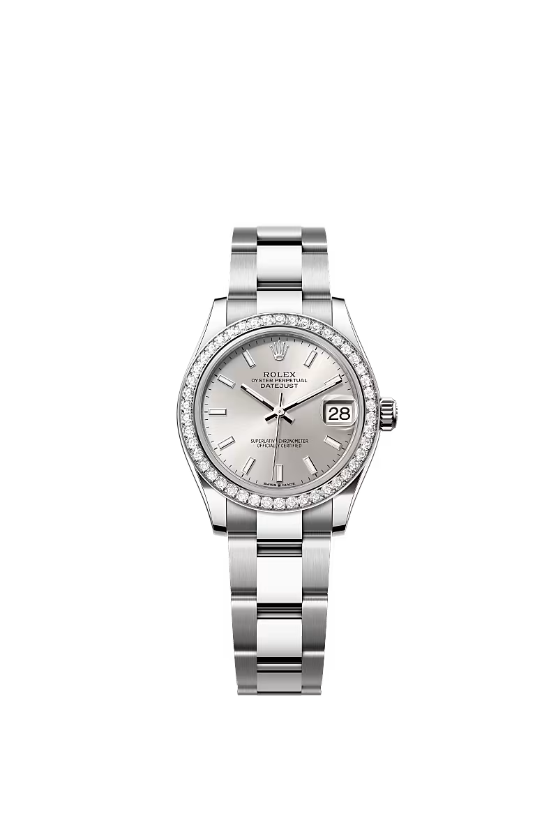Women’s Rolex Datejust 31 278384RBR Oystersteel & White Gold Diamond Watch - Zeuskicks