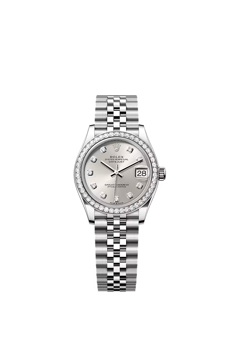 Women’s Rolex Datejust 31 White Rolesor Diamond Watch – 278384RBR - Zeuskicks