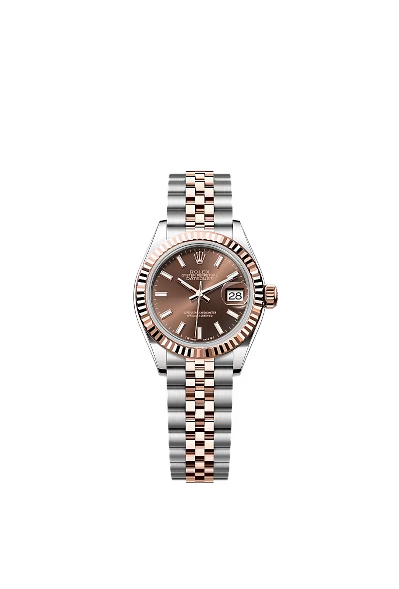 Ladies’ Rolex Lady-Datejust 28 Ref. 279171 Chocolate Dial Automatic Watch with Jubilee Bracelet