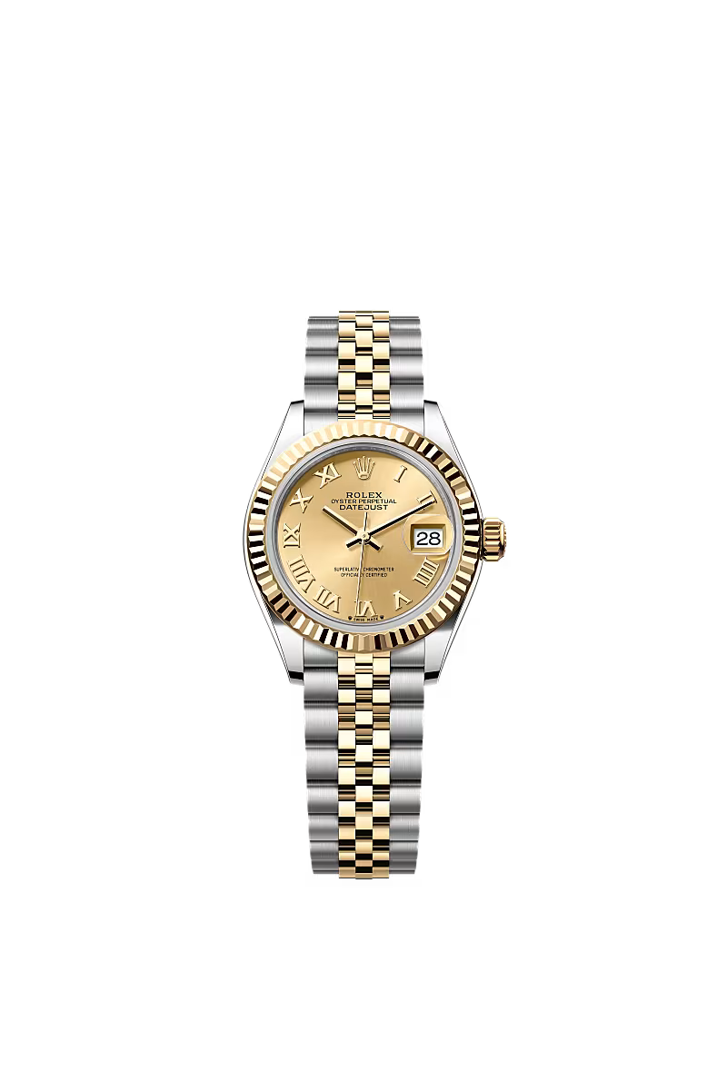Ladies’ Rolex Lady-Datejust 28 mm Oystersteel & Yellow Gold – 279173 – Champagne Dial - Zeuskicks