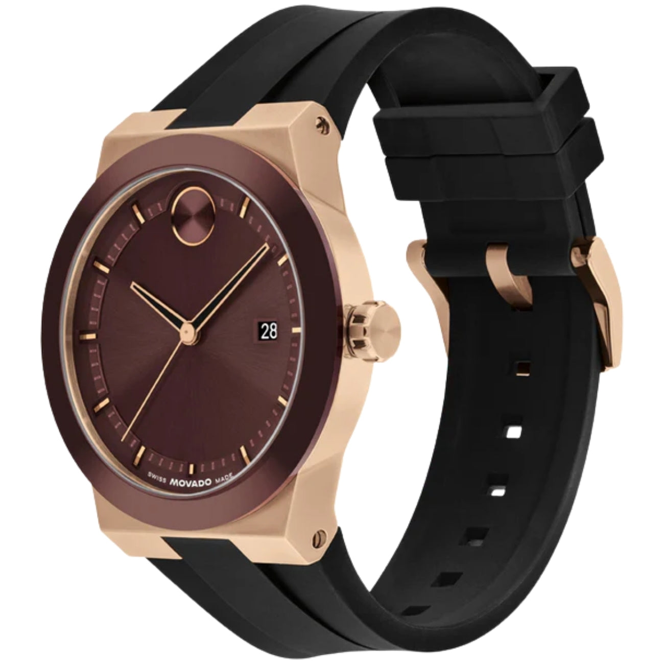 Men’s Movado Bold 3601214 Burgundy Quartz Watch