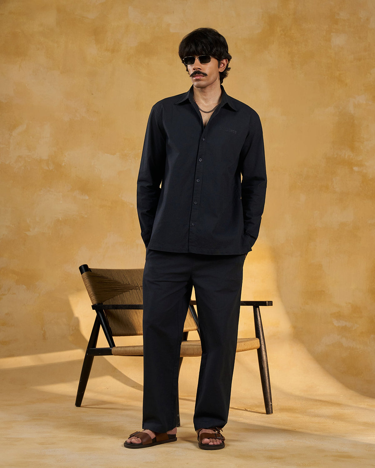 Co-ord Straight Pant Navy by DEADBEAR