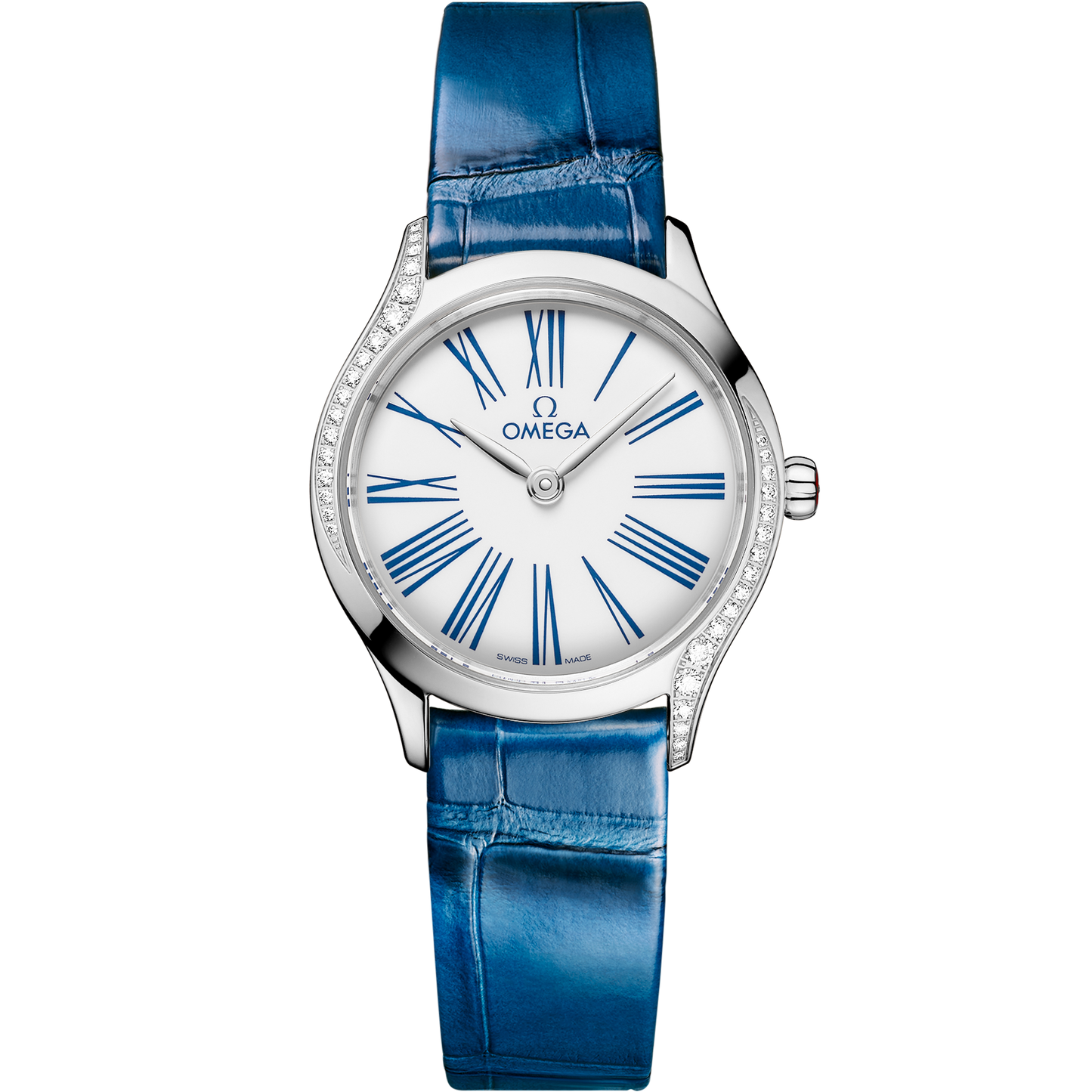 De Ville Mini Trésor 26 mm, steel on alligator - 428.18.26.60.04.002