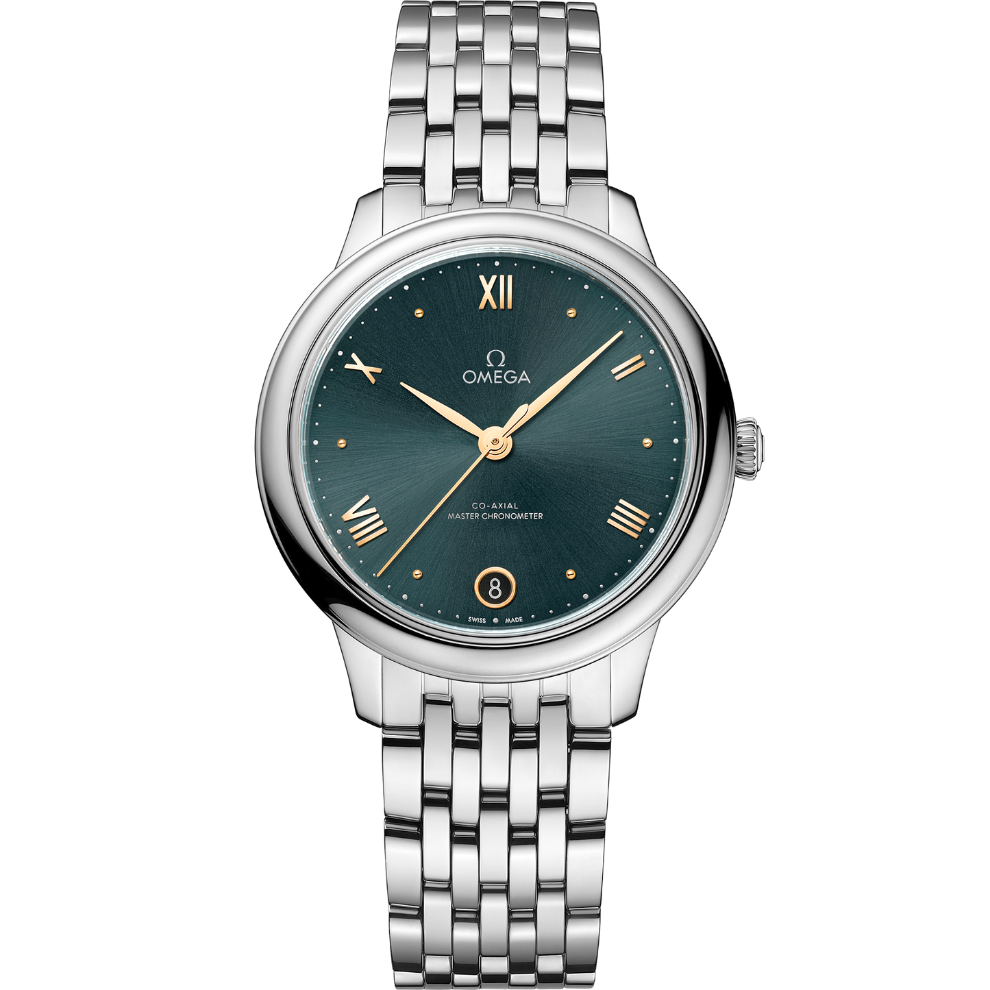 De Ville Prestige 34 mm, steel on steel - 434.10.34.20.10.001