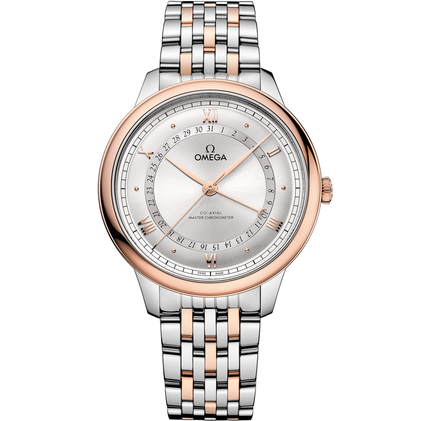 De Ville Prestige 42 mm, steel - Sedna™ gold on steel - Sedna™ gold - 434.20.42.22.02.001