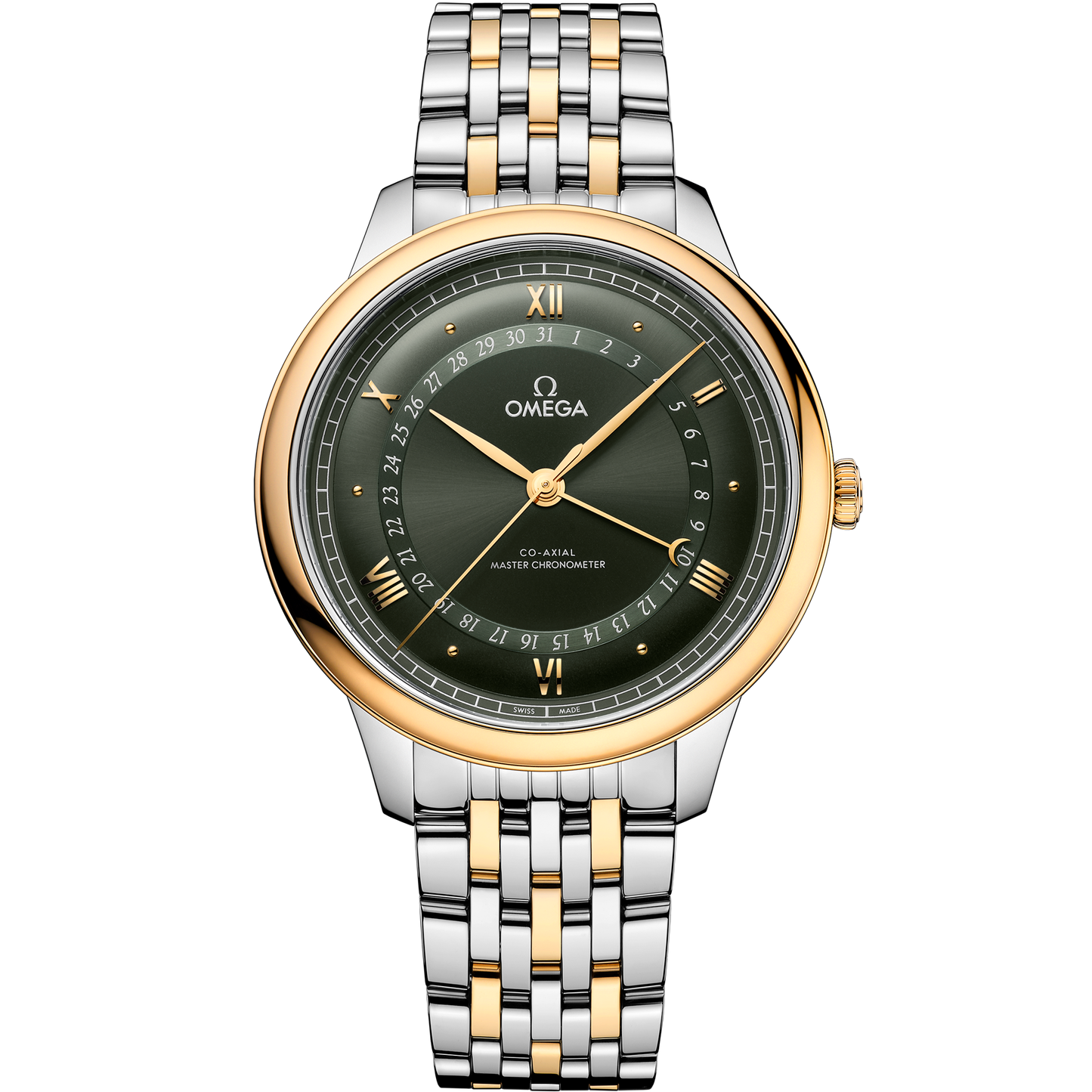De Ville Prestige 42 mm, steel - yellow gold on steel - yellow gold - 434.20.42.22.10.001