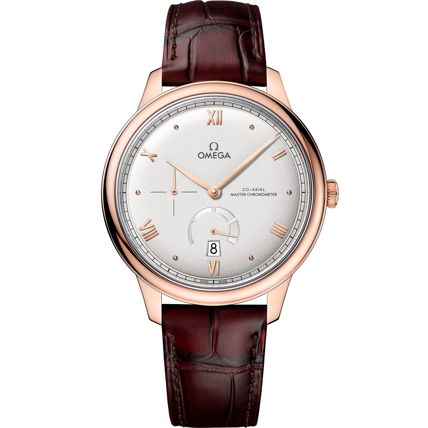 De Ville Prestige 41 mm, Sedna™ gold on leather strap - 434.53.41.21.02.001