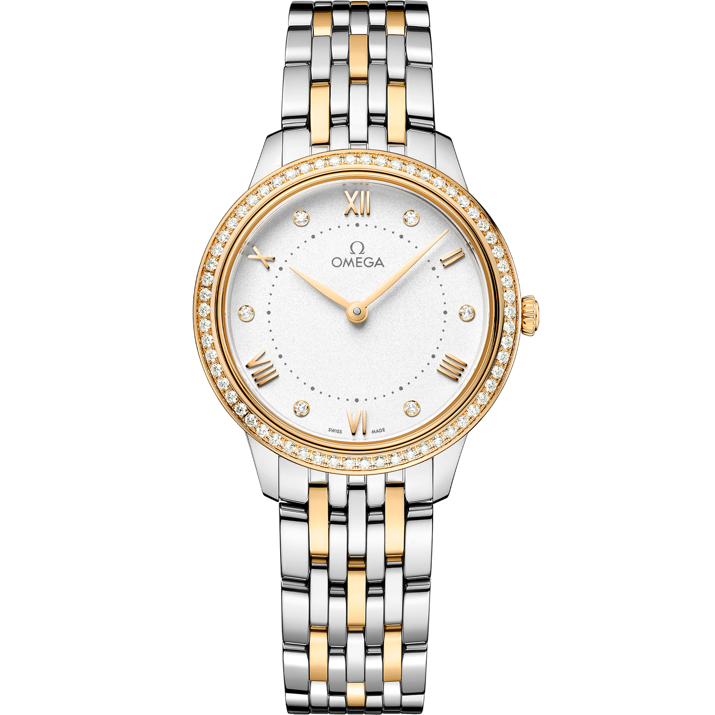 De Ville Prestige 30 mm, steel - yellow gold on steel - yellow gold - 434.25.30.60.52.002