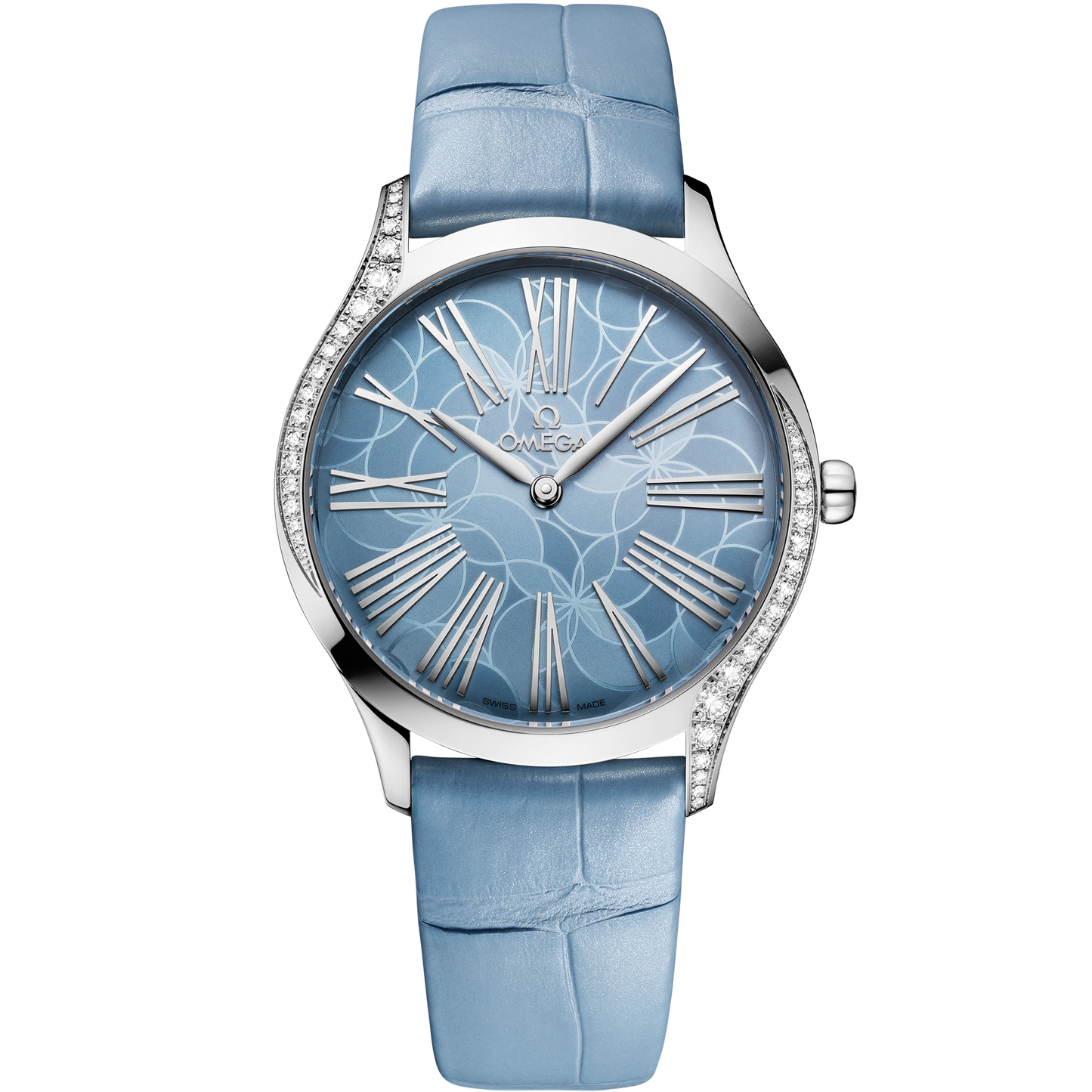 De Ville Trésor 36 mm, steel on alligator - 428.18.36.60.03.002