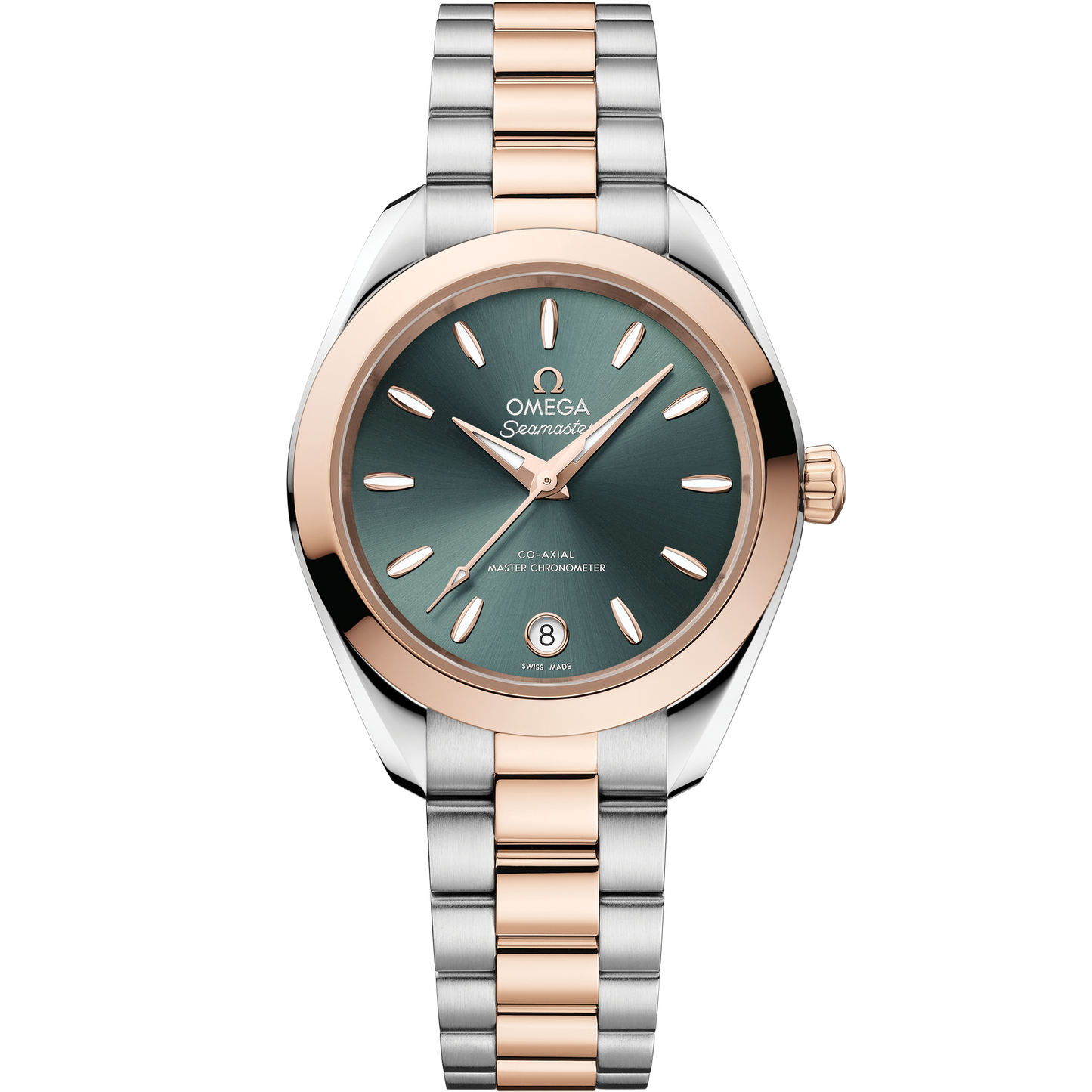 Seamaster Aqua Terra 150M 30 mm, steel - Sedna™ gold on steel - Sedna™ gold - 220.20.30.20.10.002