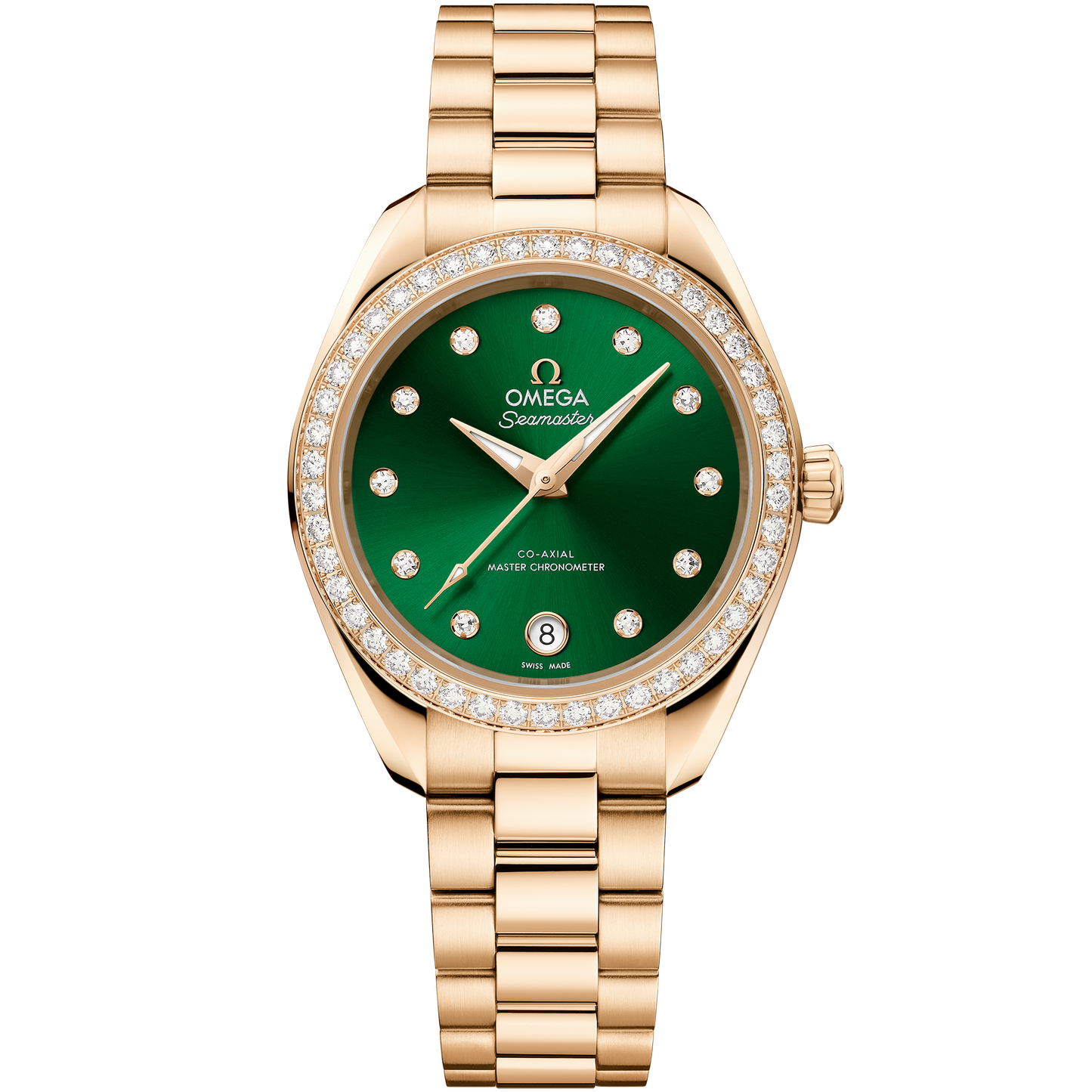 Seamaster Aqua Terra 150M 30 mm, Moonshine™ gold on Moonshine™ gold - 220.55.30.20.60.001