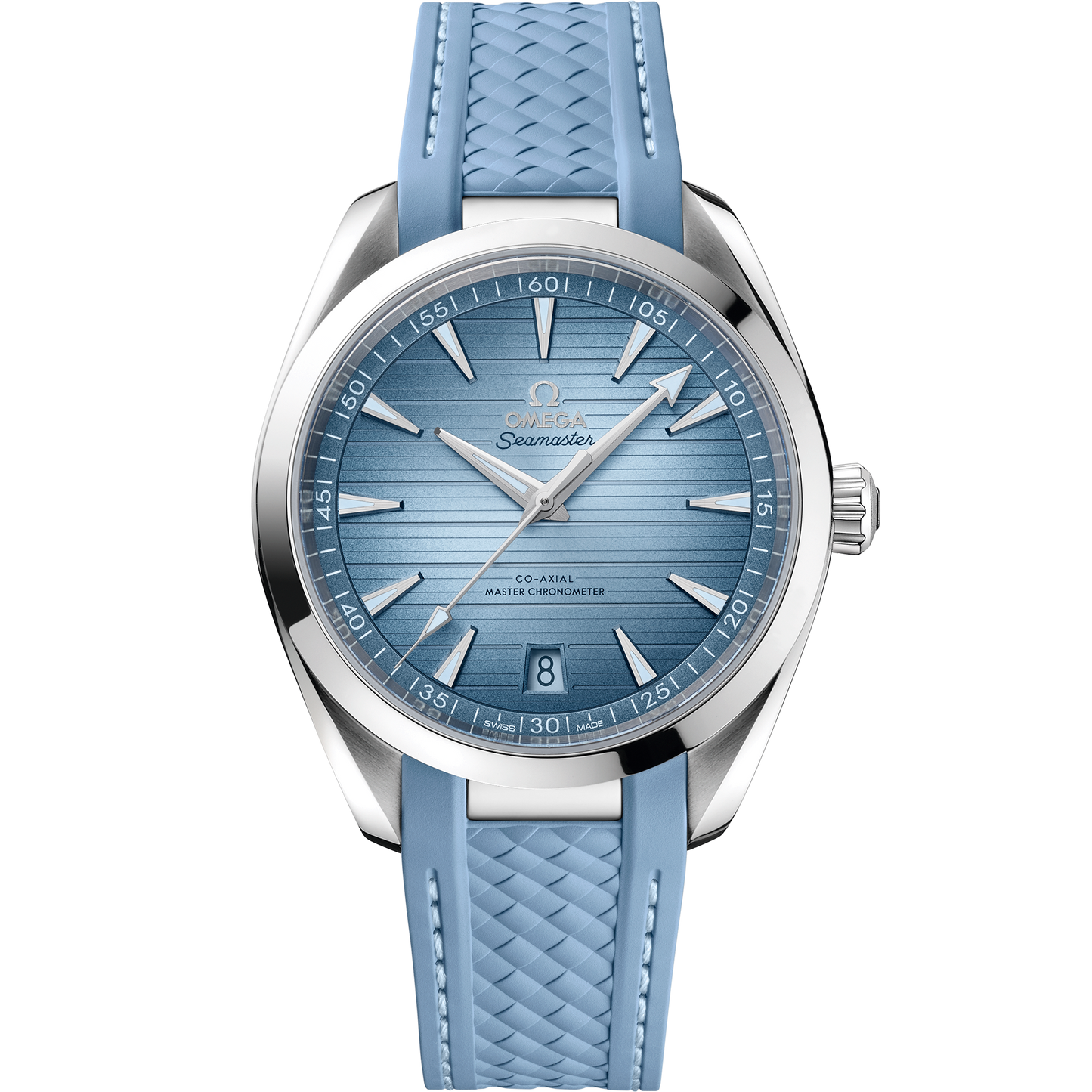Seamaster Aqua Terra 150M 41 mm, steel on rubber strap - 220.12.41.21.03.008