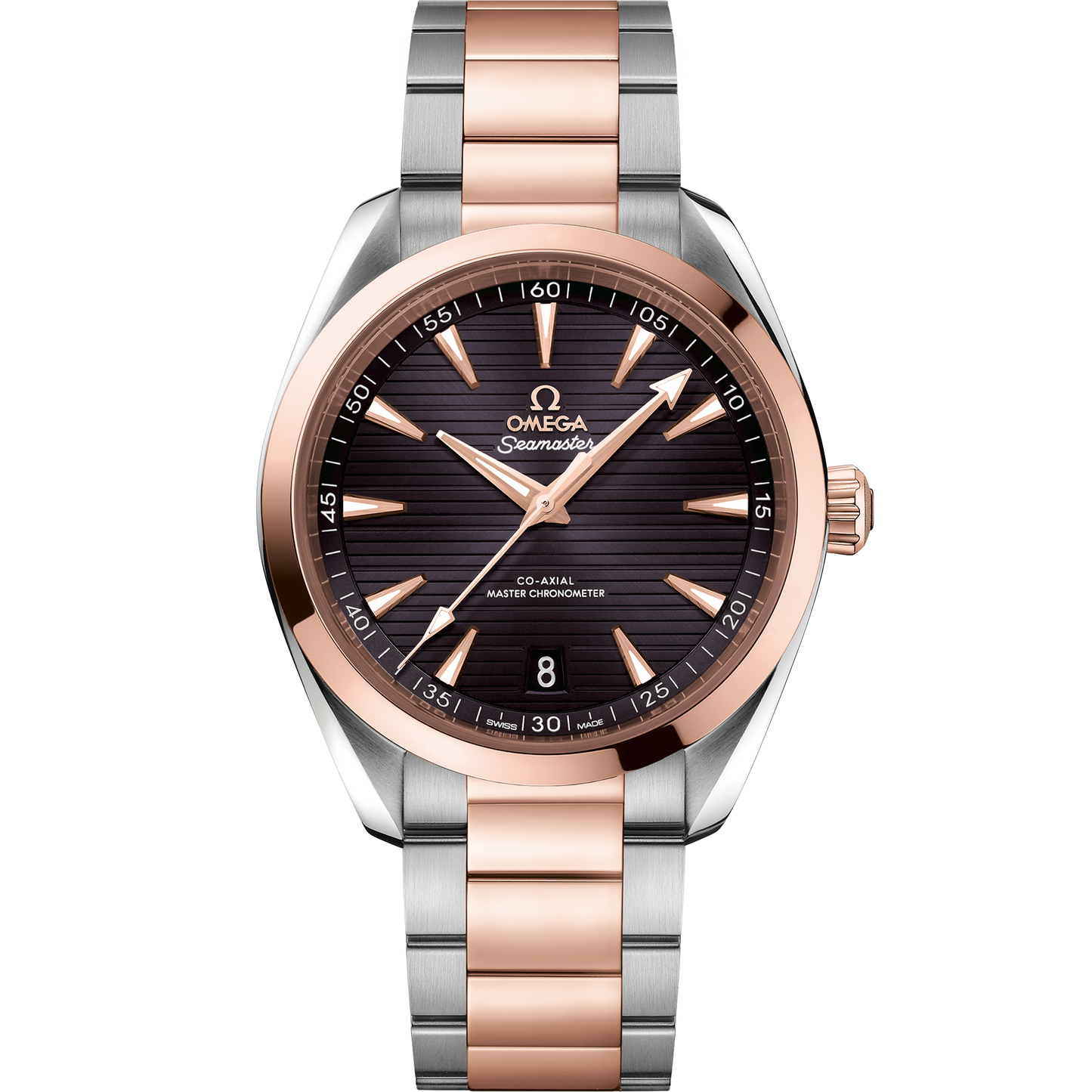 Seamaster Aqua Terra 150M 41 mm, steel - Sedna™ gold on steel - Sedna™ gold - 220.20.41.21.06.001